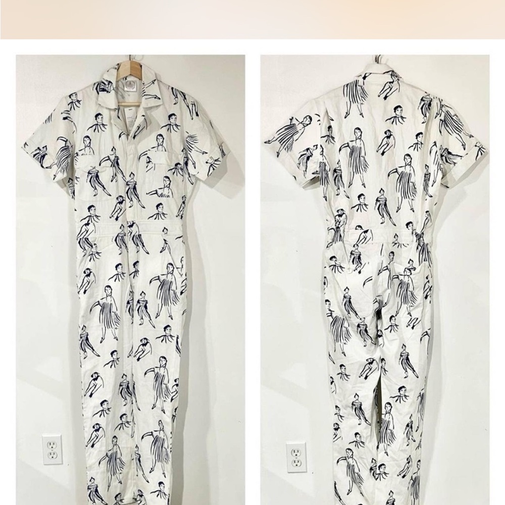 My Little Belleville illustrated Jumpsuit - Large
